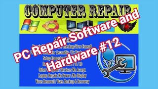 PC Repair Software and hardware #12 (Tagalog) No Display