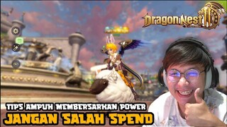 TIPS MENAIKAN POWER ! DRAGON NEST 2 EVOLUTION ! JANGAN SAMPE SALAH SPEND !