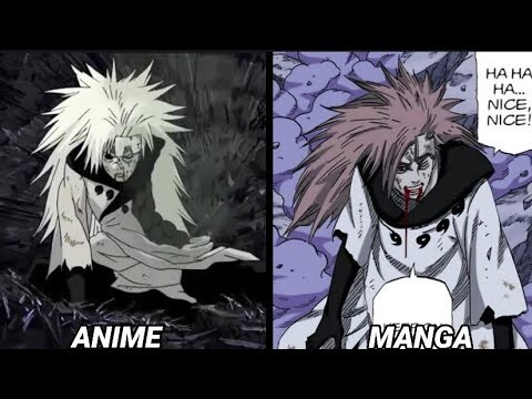 Naruto Shippuden Anime VS Manga Comparison