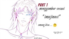menggambar sesuai imajinasi
