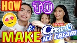 3 Easy Step To Make Cream-O Ice Cream With Only 3 Ingredients(DIY COOKIES & CREAM) | ARKEYEL CHANNEL