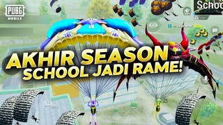 GA NYANGKA! SCHOOL DI 2024 KEMBALI RAME! AKHIR SEASON KERAS! - PUBG MOBILE