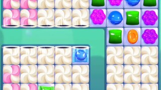 semua tempat tertutup dengan halangan permen, candy crush