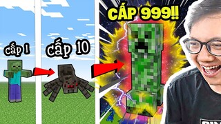 Tôi Nâng Cấp Quái Vật Minecraft MẠNH NHẤT...