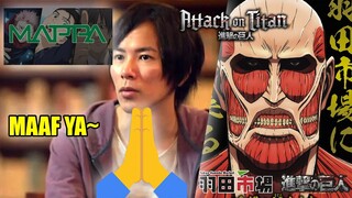 ISAYAMA MINTA MAAF PADA MAPPA..!! | Serba-Serbi Sebelum AOT Season Final Dimulai..