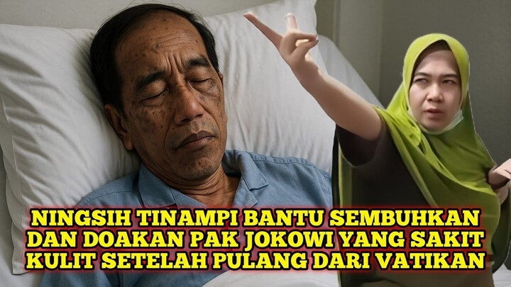 Ningsih Tinampi Bantu Sembuhkan Dan Doakan Pak Jokowi Yang Sakit Kulit Setelah Pulang Dari Vatikan