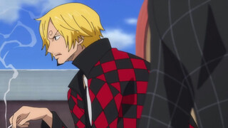 Geser hibrida super terbakar One Piece Sanji