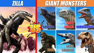 Zilla vs Giant Monsters | SPORE