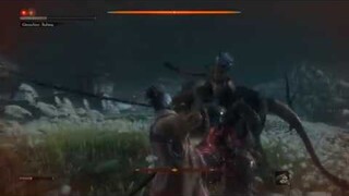 Sekiro - (barely) beating prologue Genichiro Ashina