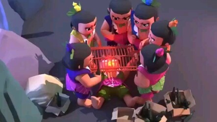 This version of Calabash Brothers is so funny, but in the end he lost because he was uneducated.
