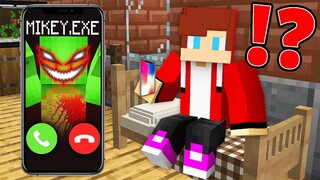 Why SCARY MIKEY Call JJ at Night in Minecraft? - Maizen