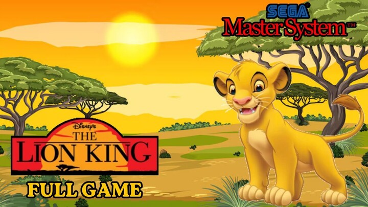 THE LION KING (O REI LEÃO , MASTER SYTEM) GAMEPLAY COMPLETA