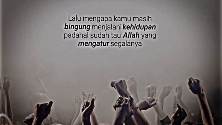 coba lu nganggur 5 THN nunggu sopirnya ga gitu konsepnya, hidup bingung boleh karena perjuangan
