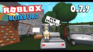 *NEW BLOXBURG UPDATE* GOLFCART, GLASSROOF AND SANDCASTLE!  | Welcome to ROBLOX Bloxburg