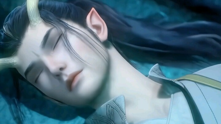 The battle-damaged Second Dragon Prince Ao Yi is so beautiful...