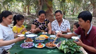 Món Ăn Đồng Quê Ếch Xào Sả Ớt Thêm Nồi Canh Rau Vườn Ngon Hết Sảy| TKQ & Family T617