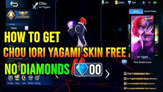 HOW TO GET CHOU KOF "IORI YAGAMI" SKIN FREE || SKIN + SOUND FULL EFFECT