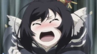 How would the animal-eared girl react if you suddenly grabbed her tail?
