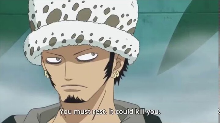 Trafalgar law trolled by Luffy | Funny moments | One piece