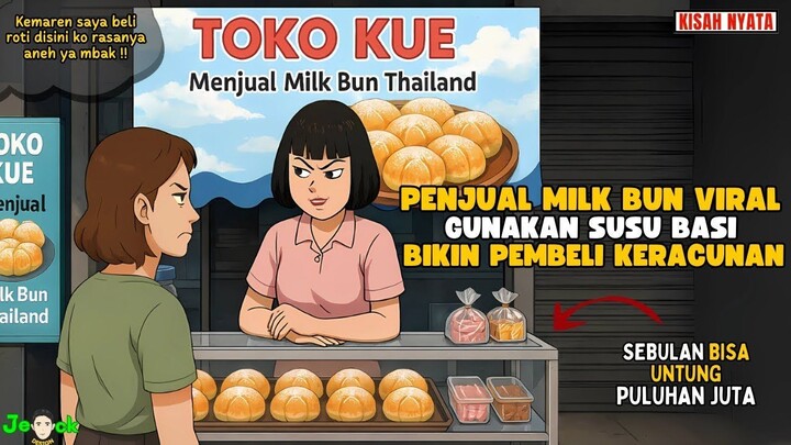 AZAB PENJUAL MILK BUN VIRAL GUNAKAN SUSU BASI BIKIN PEMBELI KERACUNAN