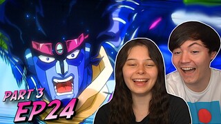 Jojo's Bizarre Adventure Part 3 Ep 24 REACTION & REVIEW!!