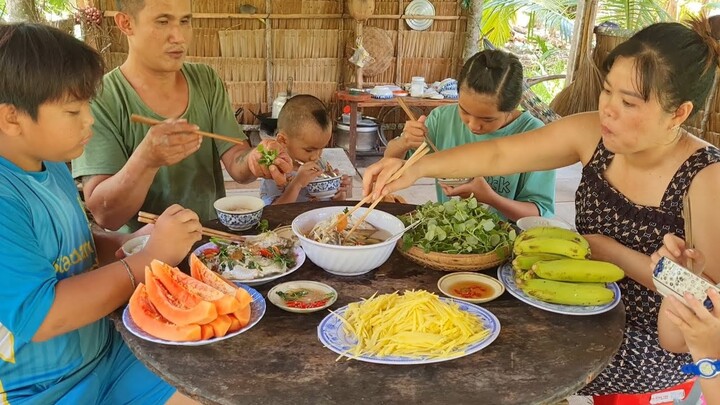 Cá kho lạt xoài bằm đúng chất miền tây quê tôi