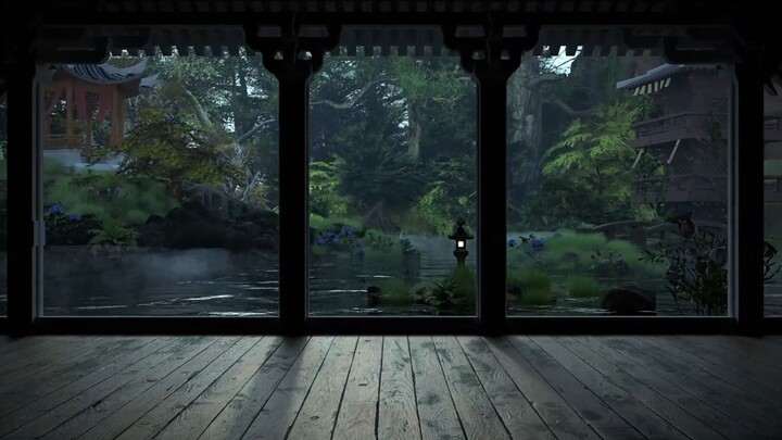 [สุนทรียศาสตร์ตะวันออก] การผลิตฉากสไตล์จีน c4d (กระบวนการความเร็ว 100 เท่า) ฉากไดนามิกสไตล์ญี่ปุ่นออ
