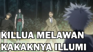 Momen Killua Melawan Kakaknya Illumi ❗️❗️ - Hunter x Hunter