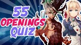Anime Opening Quiz - 55 Openings (2012-2022)