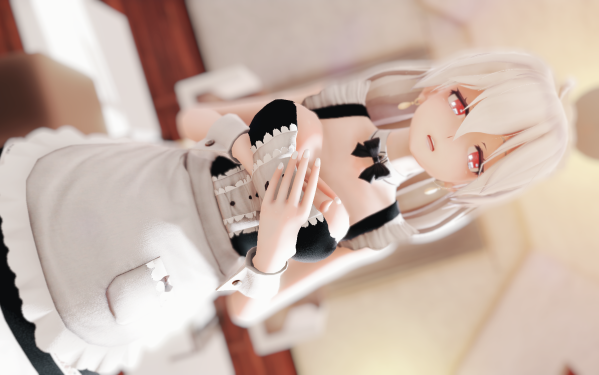 [UHD 1080P/60FPS]♥Sexy maid with weak voice-Girl Fuzei♥