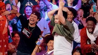 This guy dances so well! His dancing skills are superb