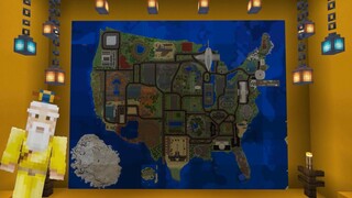 Minecraft / America Built In Minecraft | Life In The United States Lifeboat Part 1