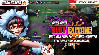 CARA MAIN RUBY TERBARU 🔥 BUILD RUBY TERSAKIT DAN TERKUAT 2024 🔥 GAMEPLAY RUBY TOP GLOBAL 2024