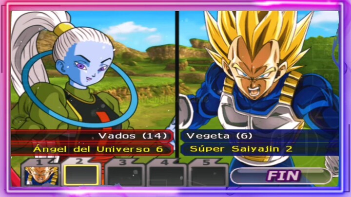 Vados Angel Universe 6 VS Vegeta Super Saiyajin 2 - DB MOD ANDROID GAMEPLAY