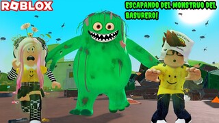 Escapando Del Monstruo Mongo Mongo Del Basurero Mas Sucio Y Apestoso De Roblox! 😮🤢