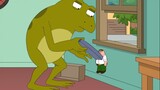 [Family Guy] Famous scene in the water scene, the frog plays with Peter! !