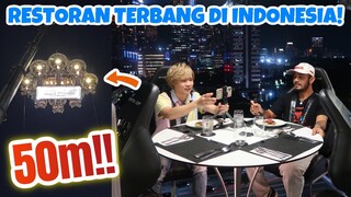 RESTORAN TERBANG VIRAL 50M!! BUKA PUASA DI LANGIT! LOUNGE IN THE SKY INDONESIA