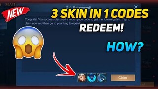 HOW TO GET 3 SKIN IN 1 CODE AND TOURNAMENT CHEST M2 WORLD- MOBILE LEGENDS BANG BANG