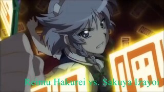 Fantasy K~TM of Phantasm 2011 : Reimu Hakurei vs. Sakuya Izayoi