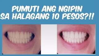 10 PESOS PAMPAPUTI NG NGIPIN!! MURANG PAMPAPUTI NG NGIPIN