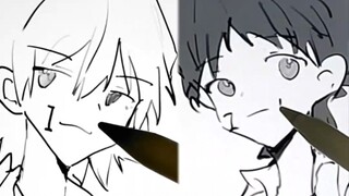 【Kaoruji】Pasangan canggung itu menjulurkan lidahnya