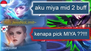 Pick Miya Di Mythic, Awalnya Diremehkan, Akhirnya Dipuji - Mobile Legends