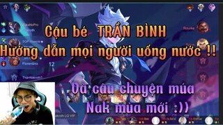 Đá thủ Trần Bình hướng dẫn mở chai nước siêu ố dề:)!!