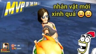 PUBG Mobile - Trải Nghiệm Sara Có Gì Ngon =)) | Gái Xinh Buff Sức Mạnh Gánh Team