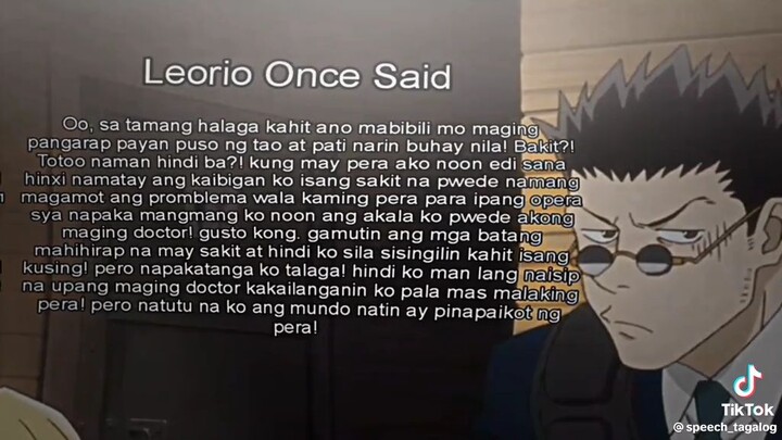 Leorio once said😢