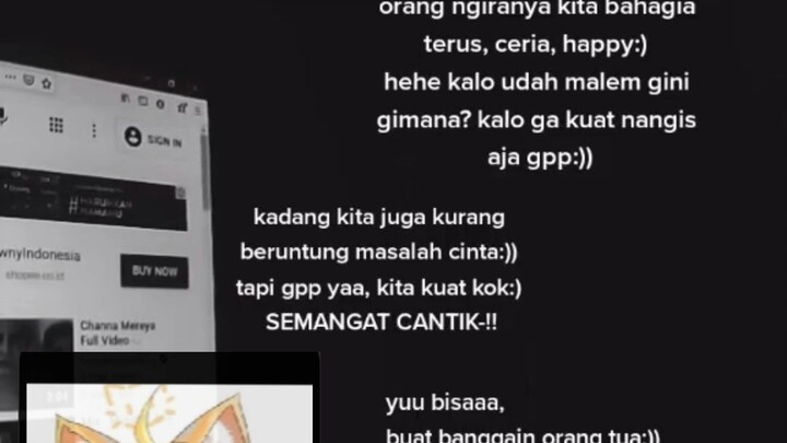 ayo dibaca teks nya aku yakin kalian bisa lebih kuat anak pertama walau sakit sih