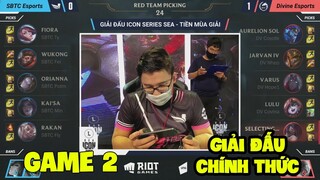 DV vs. SBTC trận 2- ICON SERIES SEA  giải đấu chính thức LMHT Tốc Chiến VN