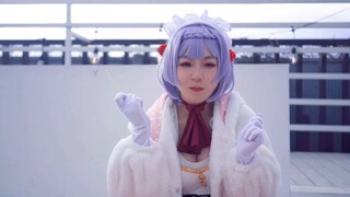 Berat batunya meyakinkan｜Genshin Impact Noelle Maid cos｜4k