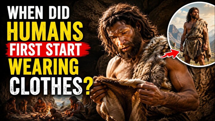 When Did Humans First Start Wearing Clothes?#shorts