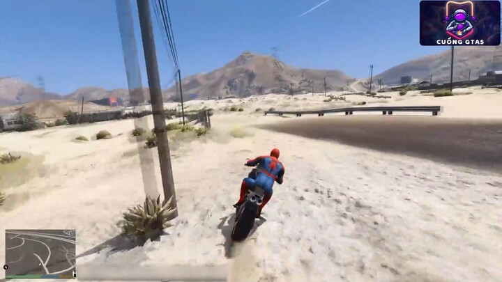 GTA 5 Epic Jumps - (Kỹ năng tuyệt vời của GTA 5, Các pha nguy hiểm, Nhảy, Thất bại)_4 #game #gta5